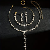 VALERINE | HIGH-END SPARKLE FLOWER JEWELRY SET