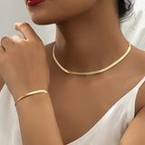 VINTAGE SNAKE CHAIN NECKLACE SET