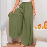 Casual Wide-Leg Trousers