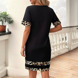 Vintage Leopard Print Dress