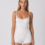 Sweetheart Lace Romper
