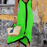 Silvana | Midi Dress in Colour Blocks