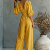 Victoria | Effortless V-Neck Jumpsuit