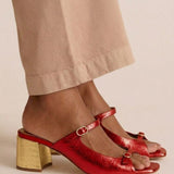 Amelia | Heeled Sandals with Bow