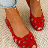 Manuela™ | Woven Flat Sandals
