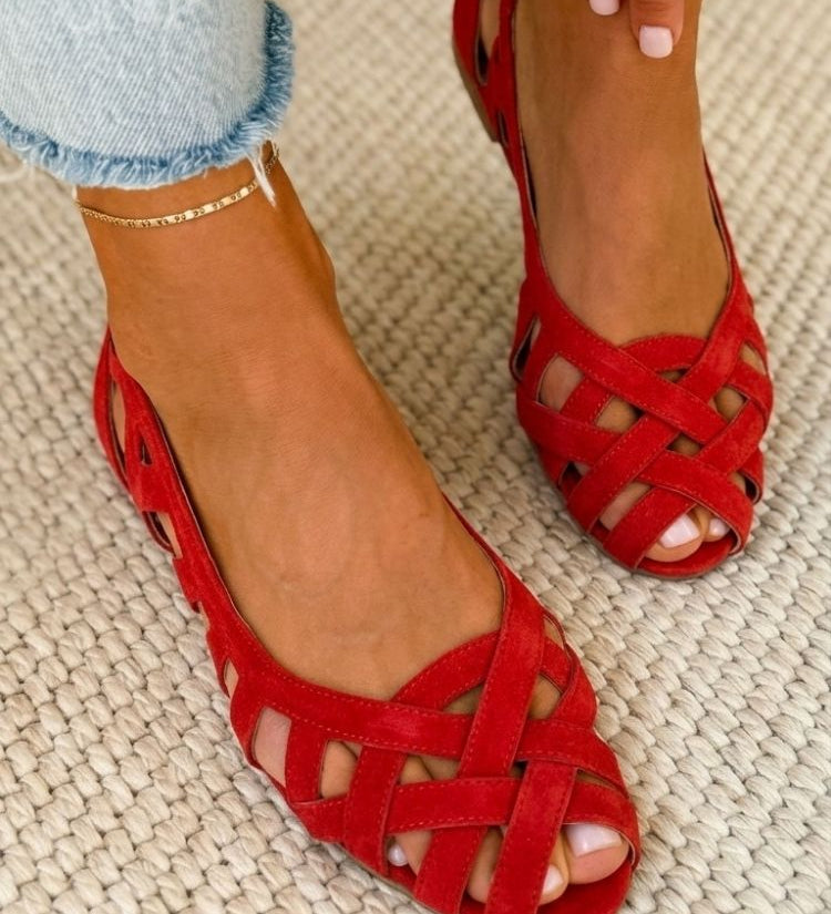 Manuela™ | Woven Flat Sandals