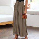 Casual Wide-Leg Trousers