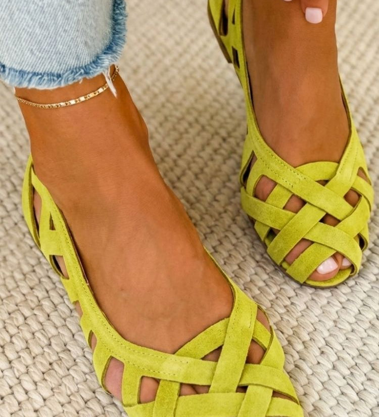 Manuela™ | Woven Flat Sandals