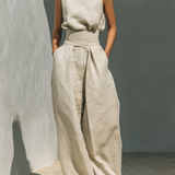 Venancia™ | Minimalist Set Top and Wide Leg Trousers