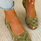 Manuela™ | Woven Flat Sandals