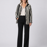 OLIVIA | Graphic Quilted Zebra Jacket Sylvie