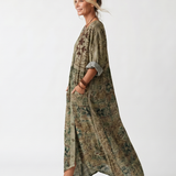 Aleta | Oversized Midi Dress with Buttons and Pockets