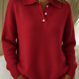 HAYDEN | SOFT KNIT POLO SWEATER