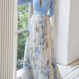 Sarah | Elegant Floral Maxi Dress