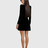 TALITHAEN | CRYSTAL-ADORNED EVENING GOWN