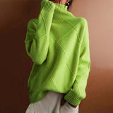 Casual Knit Pullover in Solid Colour
