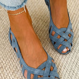 Manuela™ | Woven Flat Sandals