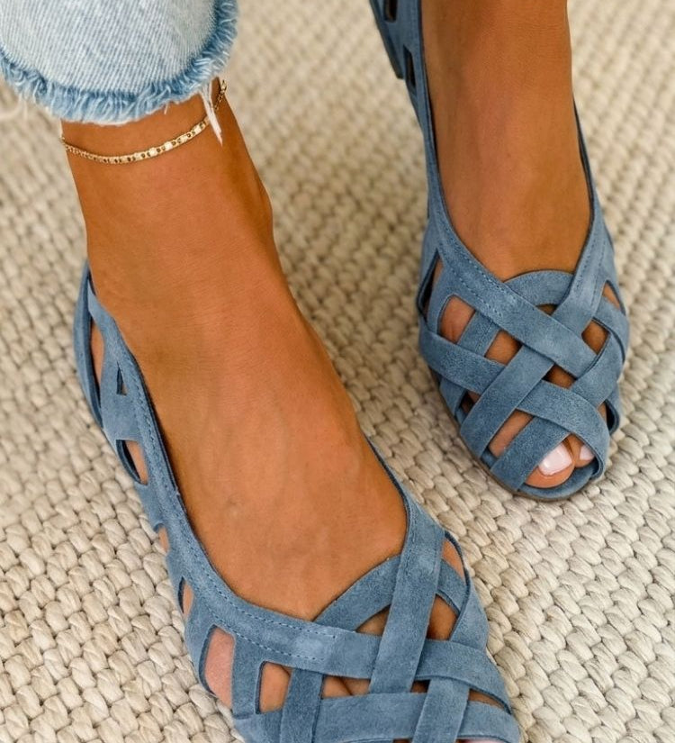 Manuela™ | Woven Flat Sandals