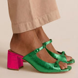 Amelia | Heeled Sandals with Bow