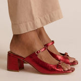 Amelia | Heeled Sandals with Bow