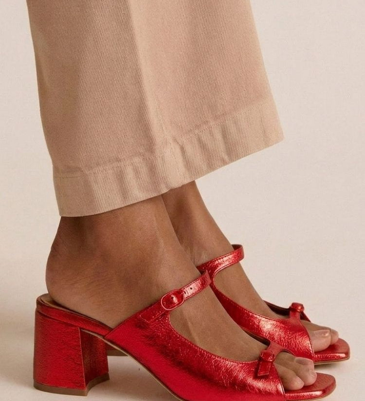 Amelia | Heeled Sandals with Bow