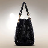 Lusso Milano - Crocodile Shoulder Bag