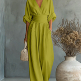 Victoria | Effortless V-Neck Jumpsuit