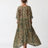 Aleta | Oversized Midi Dress with Buttons and Pockets