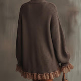 Nina | Ruffled Knit Dress