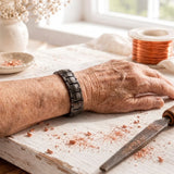 Obsidian Copper Bracelet for Men