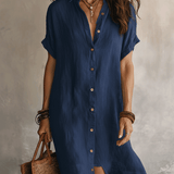 Modern Boho | Effortless Linen Midi Dress