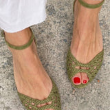 Soledad™ | Braided Gold Sandals