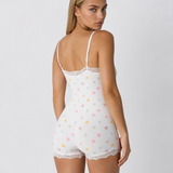 Sweetheart Lace Romper