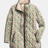 OLIVIA | Quilted Jacket with Floral Tapestry Amélie