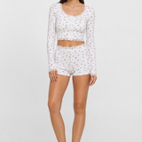 Soft Girl Floral PJ Set