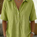 Willow | Blouse with Collar and Button