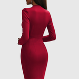 ARABELLA | ELEGANT V-NECK DRESS