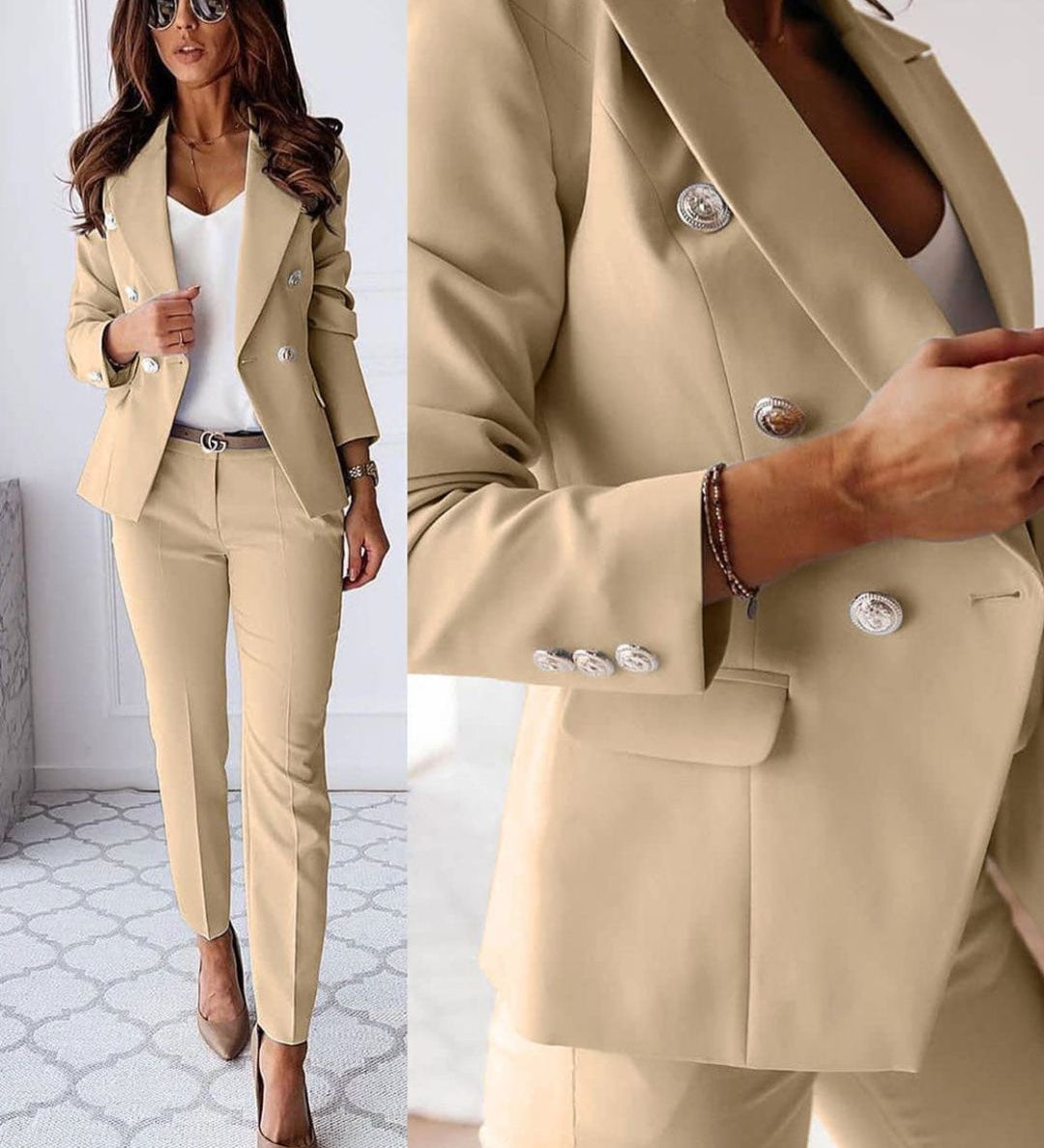 ISMAY | REFINED DOUBLE-BREASTED SUIT