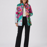 OLIVIA | Quilted Floral Watercolour Jacket Lucie
