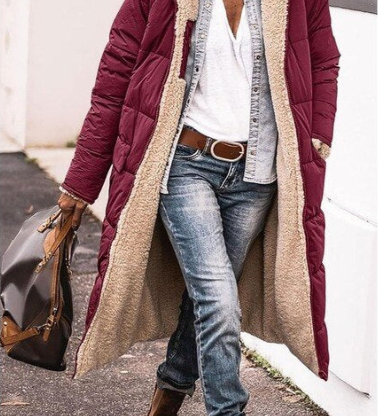 CELIA | REVERSIBLE WOOL-BLEND COAT