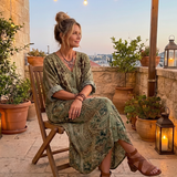 Aleta | Oversized Midi Dress with Buttons and Pockets