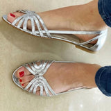 Aitana™ | Metallic Flat Sandals