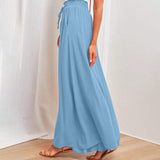 Casual Wide-Leg Trousers