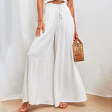 Casual Wide-Leg Trousers