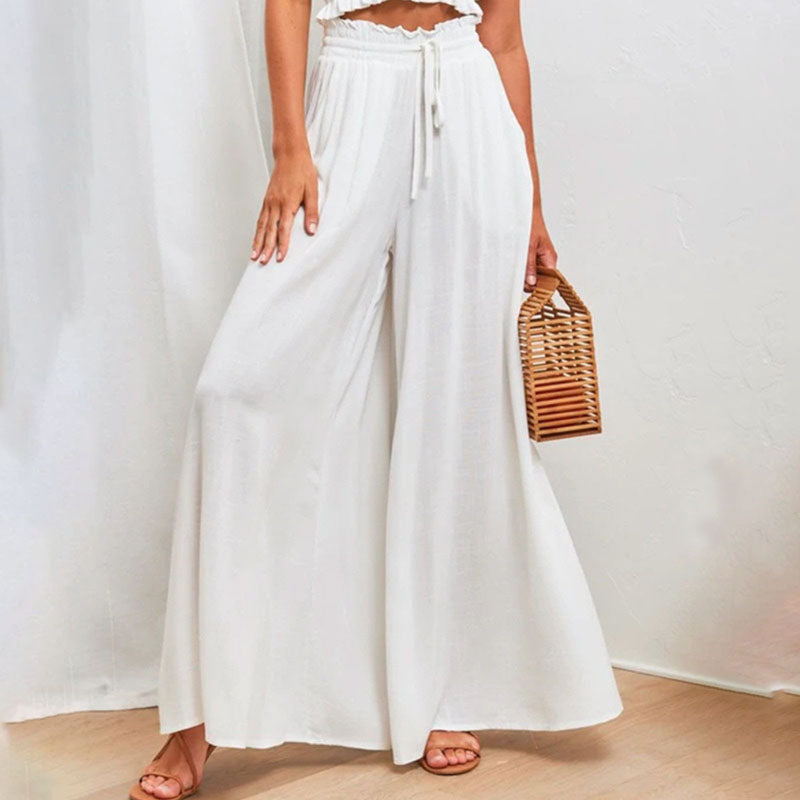 Casual Wide-Leg Trousers