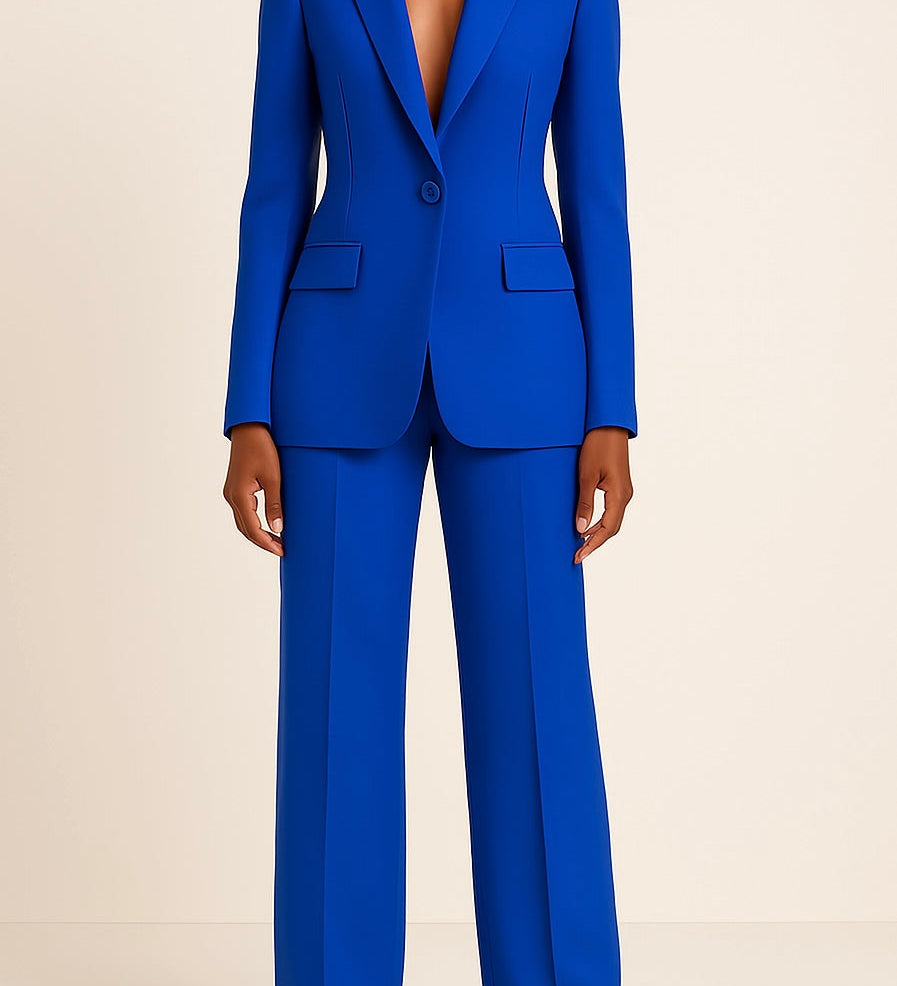 ZOE | CHIC FORMAL SUIT SET WITH TAILORED LONG BLAZER FOR WOMEN