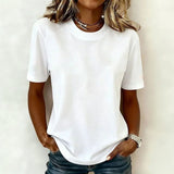 Casual Solid Colour T-Shirt