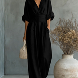 Victoria | Effortless V-Neck Jumpsuit