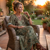 Aleta | Oversized Midi Dress with Buttons and Pockets