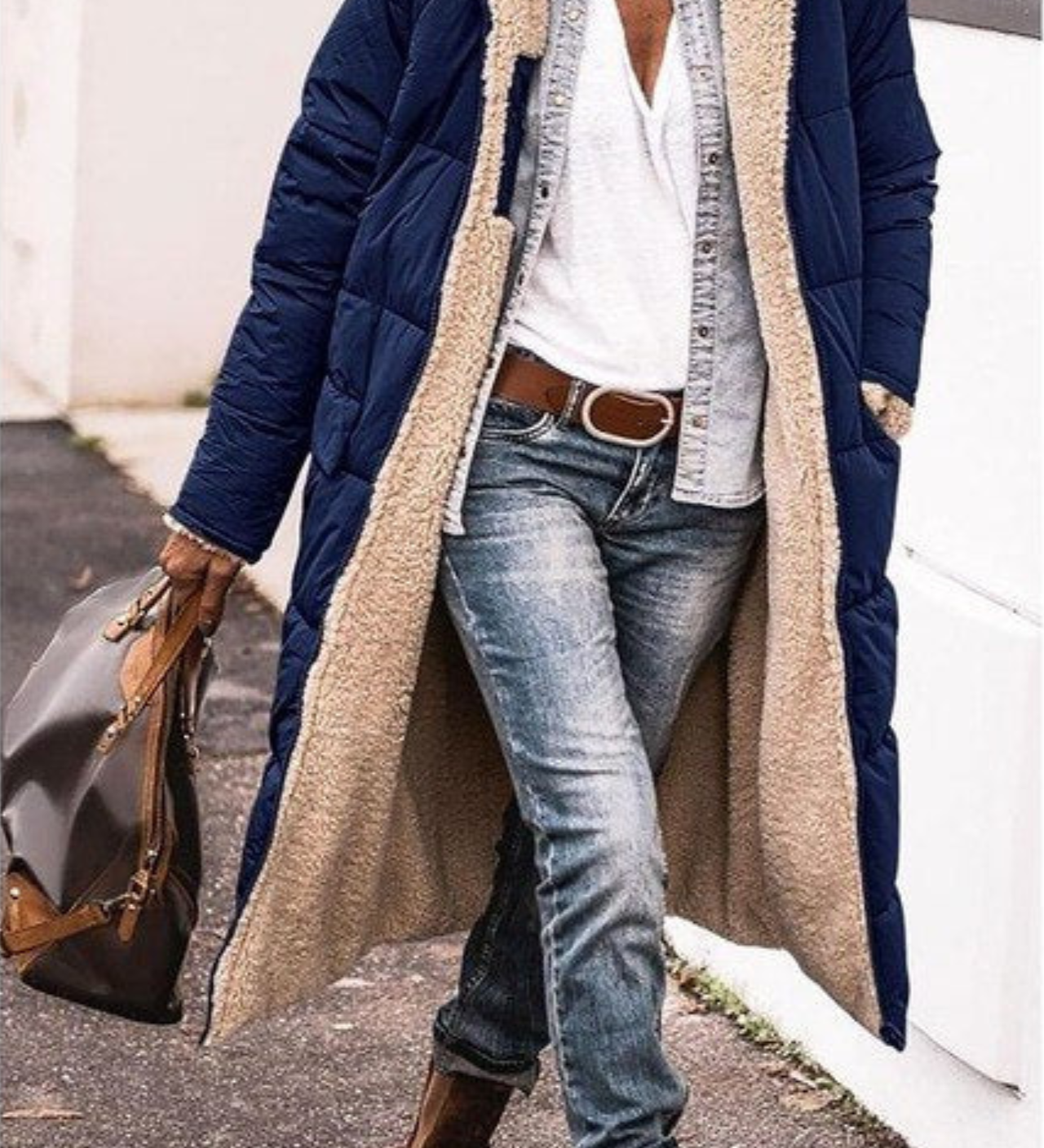 CELIA | REVERSIBLE WOOL-BLEND COAT